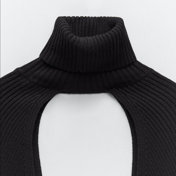 ZARA BNWT Knit Arm Warmer Sweater - Picture 2 of 8